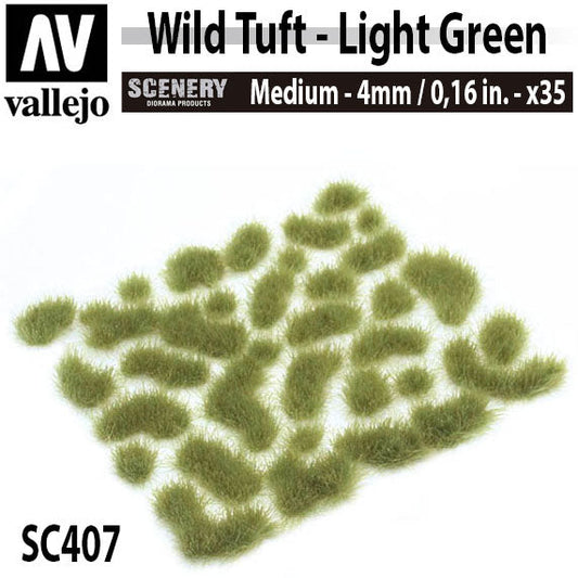 Vallejo Scenery Wild Tuft - Light Green