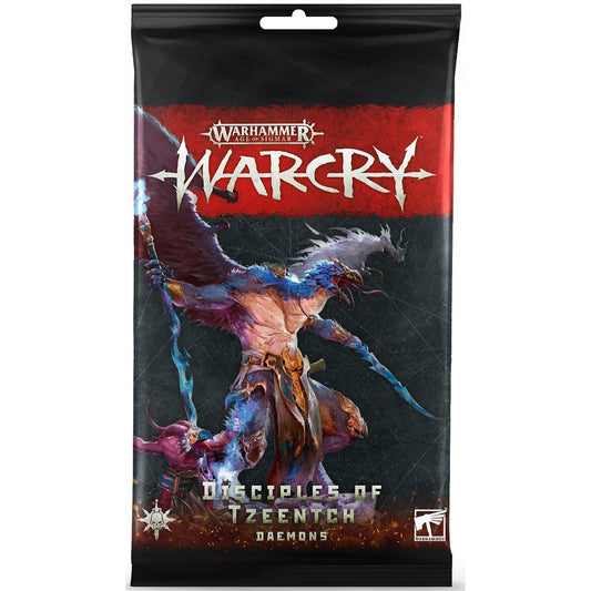 Warcry: Rules Cards - Disciples of Tzeentch ( 111-47-N ) - Used