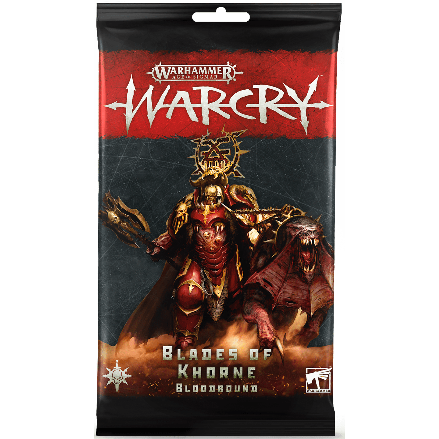 Warcry: Rules Cards - Blades Of Khorne Bloodbound ( 111-54-N ) - Used