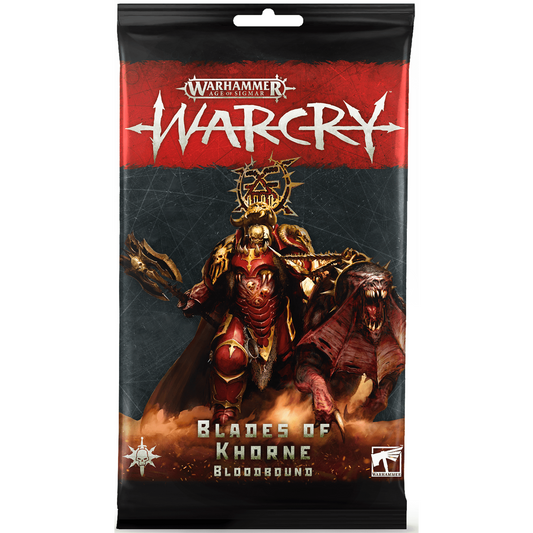 Warcry: Rules Cards - Blades Of Khorne Bloodbound ( 111-54-N ) - Used