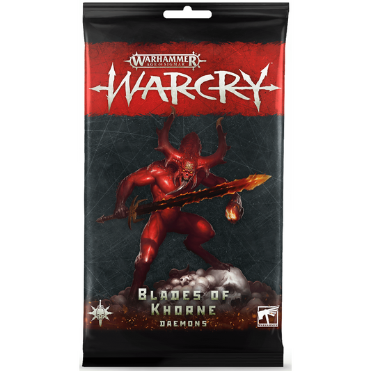 Warcry: Rules Cards - Blades of Khorne Daemons ( 111-55-N ) - Used