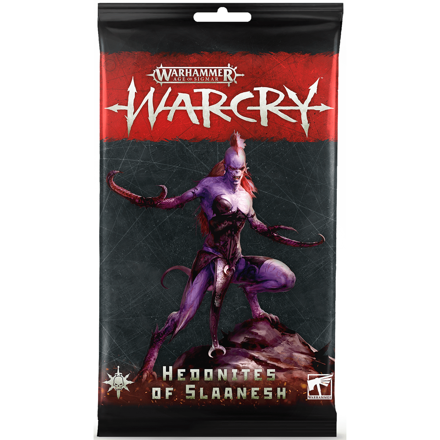 Warcry: Rules Cards - Hedonites of Slaanesh ( 111-58-N ) - Used