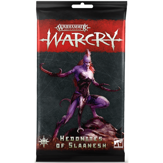 Warcry: Rules Cards - Hedonites of Slaanesh ( 111-58-N ) - Used