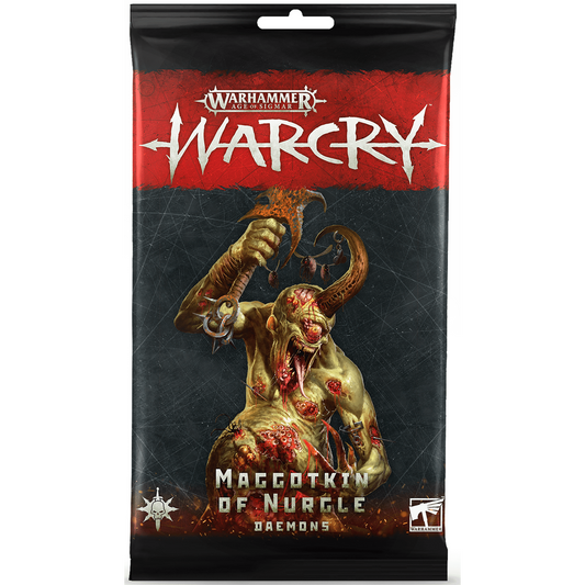 Warcry: Rules Cards - Maggotkin of Nurgle Daemons ( 111-06-N ) - Used