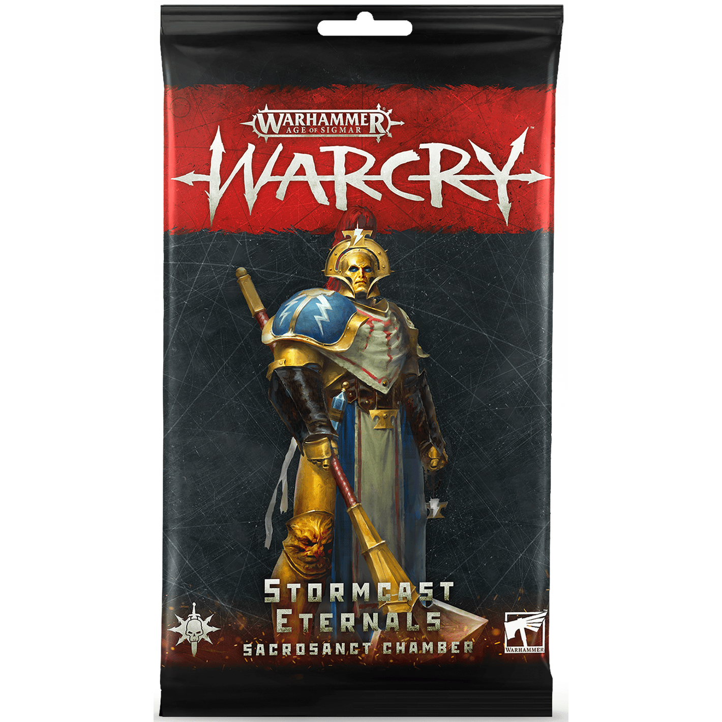 Warcry: Rules Cards - Stormcast Eternals Sacrosanct Chamber ( 111-53-N ) - Used