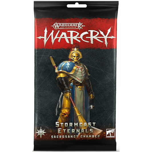 Warcry: Rules Cards - Stormcast Eternals Sacrosanct Chamber ( 111-53-N ) - Used