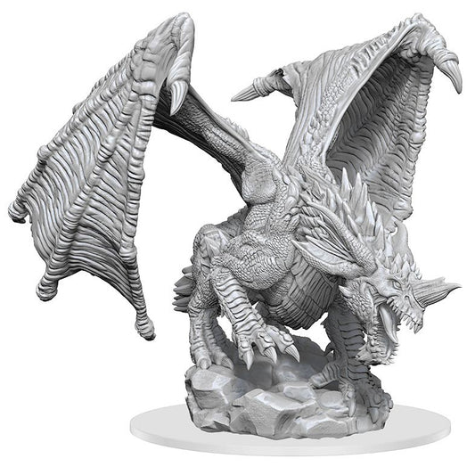 D&D Unpainted Minis - W15 Young Blue Dragon ( 90322 )