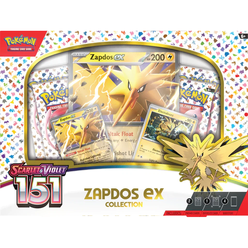 Pokemon Scarlet & Violet 3.5: 151 - Zapdos EX Collection