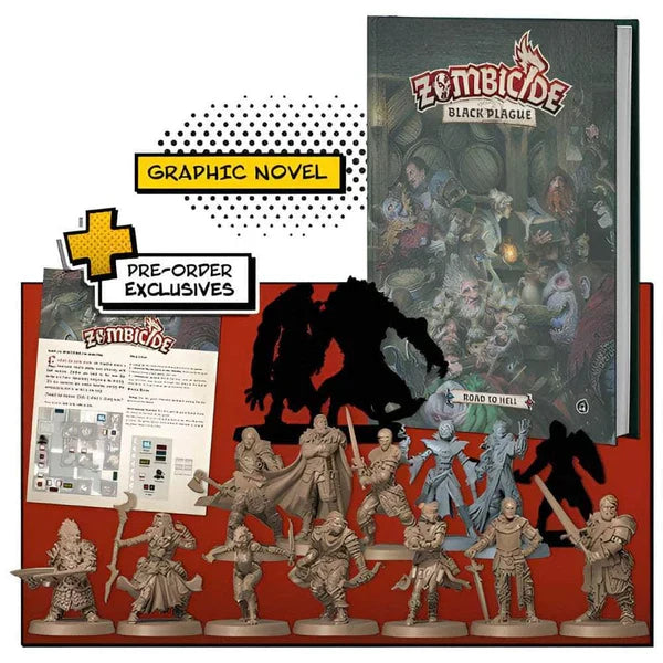 Zombicide: Black Plague - Road to Hell + Promo Miniatures