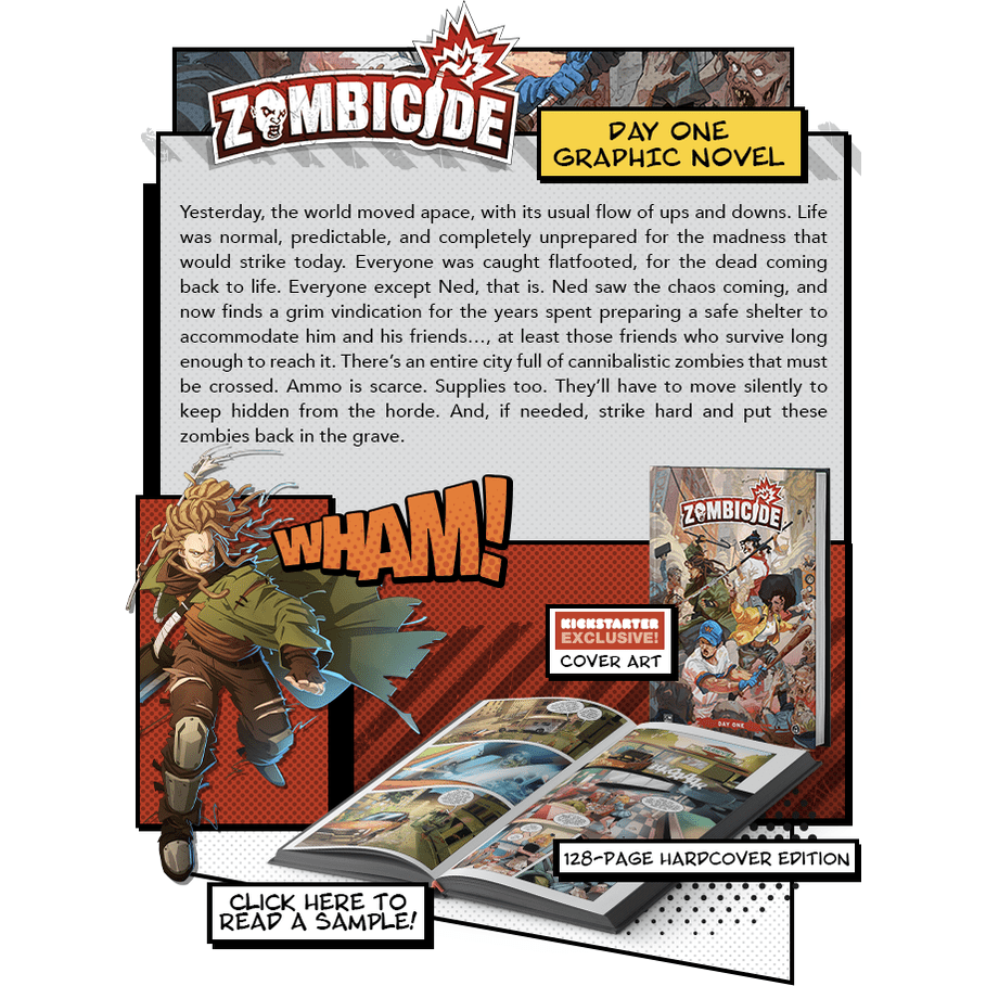 CMON Comics - Zombicide Graphic Novel + Comic Book Extra (Limited)