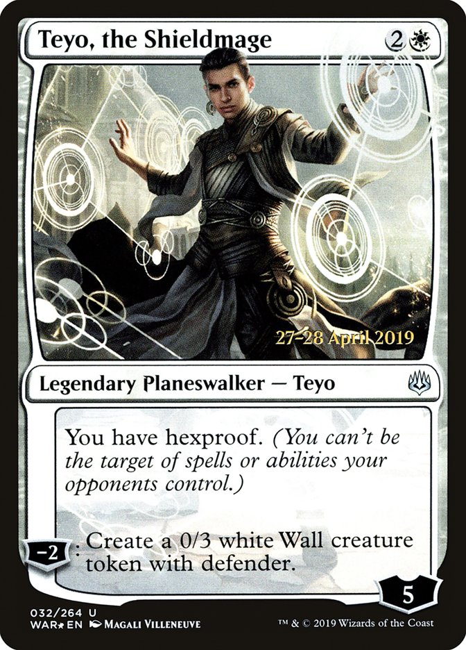 Teyo, the Shieldmage  [War of the Spark Prerelease Promos]