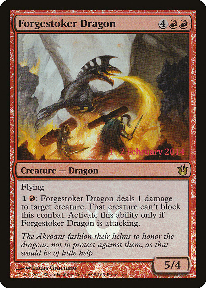 Forgestoker Dragon  [Born of the Gods Prerelease Promos]