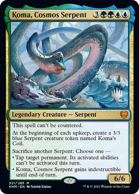 Koma, Cosmos Serpent [Kaldheim Promo Pack]