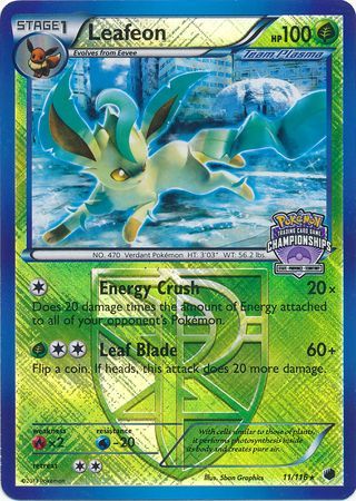 Leafeon (11/116) (States Championship Promo) [Black & White: Plasma Freeze]