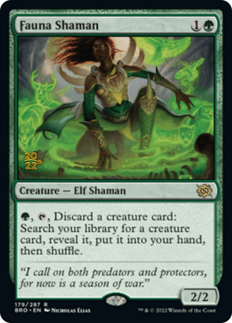 Fauna Shaman [The Brothers' War: Prerelease Promos]