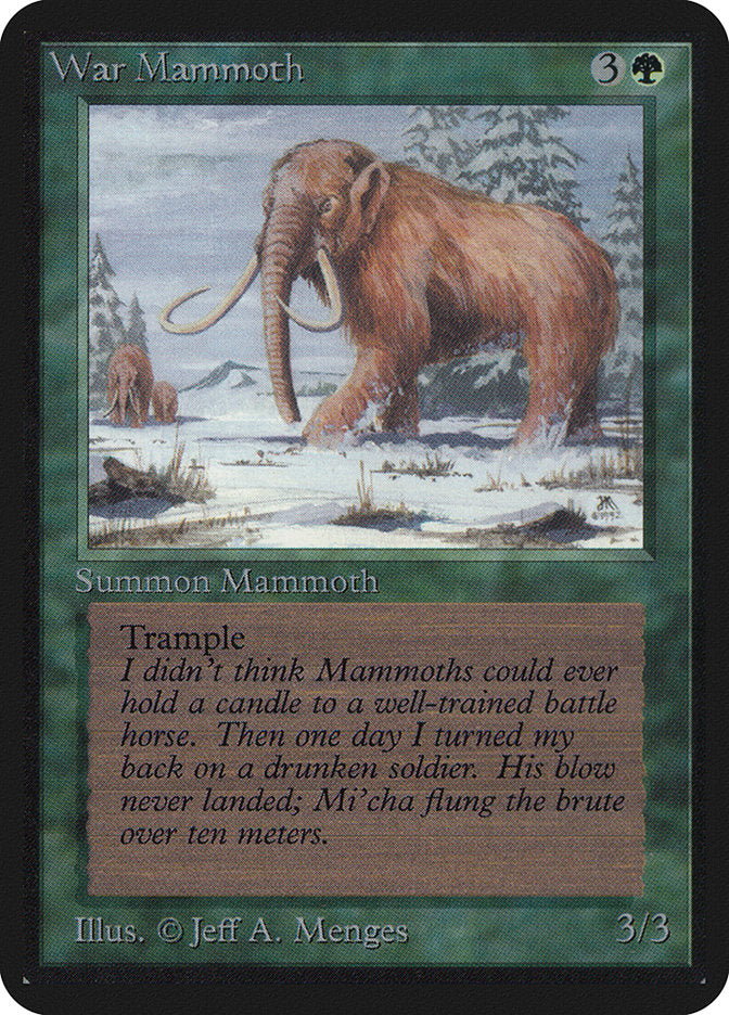 War Mammoth [Limited Edition Alpha]