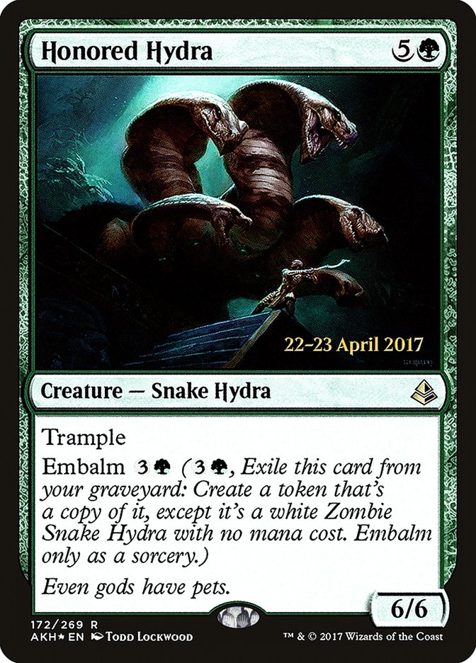 Honored Hydra  [Amonkhet Prerelease Promos]