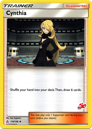 Cynthia (119/156) (Charizard Stamp