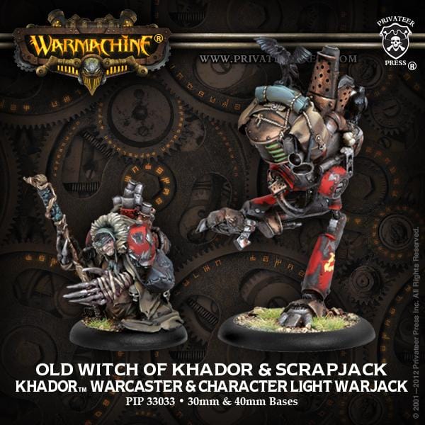 Old Witch Of Khador & Scrapjack - pip33033 - Used