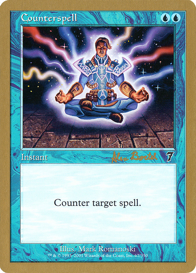 Counterspell (Alex Borteh) (7ED) [World Championship Decks 2001]