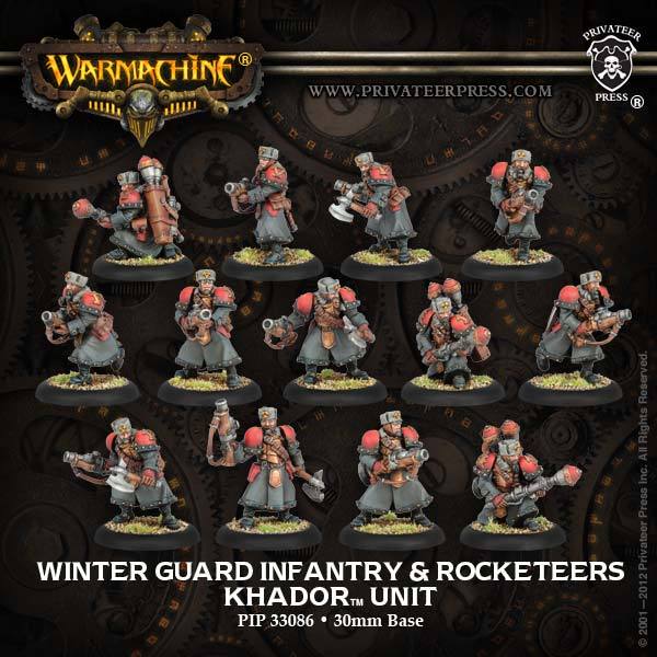 Winter Guard Infantry & Rocketeers (Metal) - pip33086-R - Used