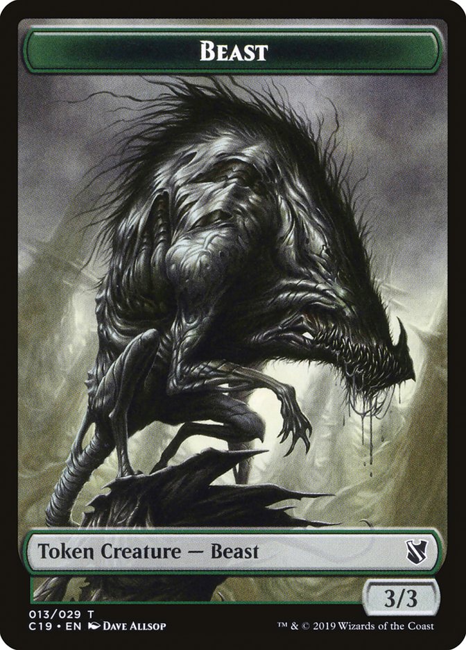 Beast (013/029) [Commander 2019 Tokens]