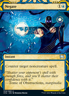 Negate (Etched Foil) [Strixhaven Mystical Archive]