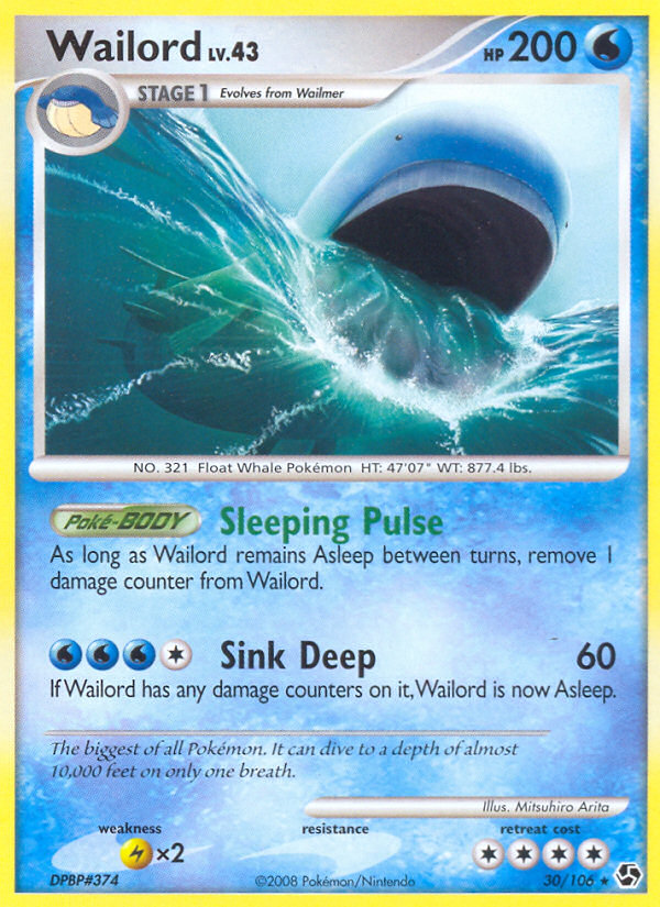 Wailord (30/106) [Diamond & Pearl: Great Encounters]