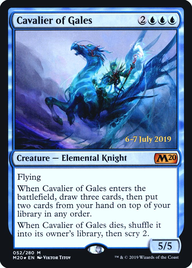 Cavalier of Gales  [Core Set 2020 Prerelease Promos]