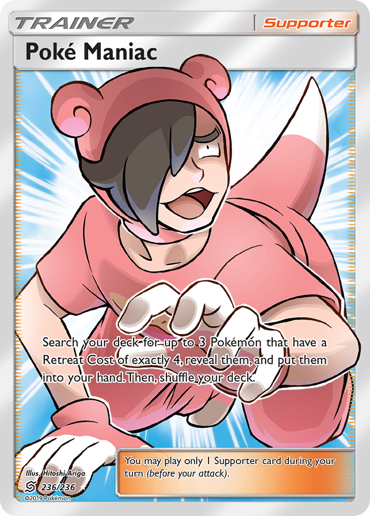 Poke Maniac (236/236) [Sun & Moon: Unified Minds]