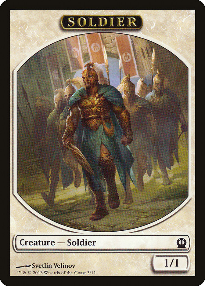 Soldier (3/11) [Theros Tokens]