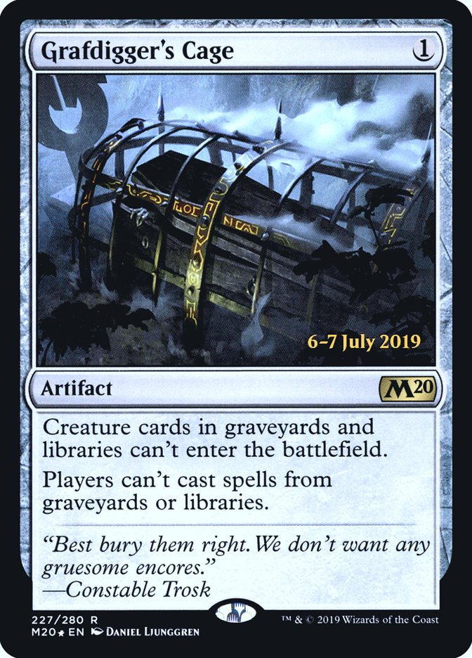 Grafdigger's Cage  [Core Set 2020 Prerelease Promos]