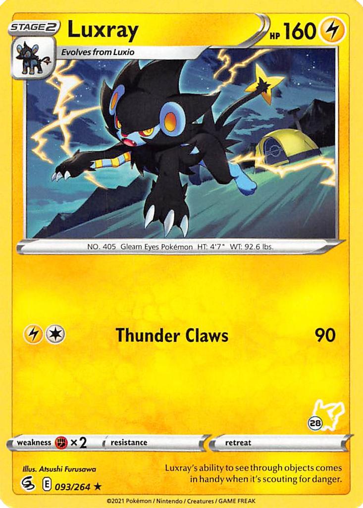 Luxray (093/264) (Pikachu Stamp