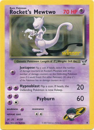 Rocket's Mewtwo (8) (Jumbo Card) [Best of Promos]