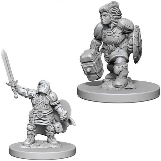 D&D Unpainted Minis - Dwarf Female Paladin ( 72631 )