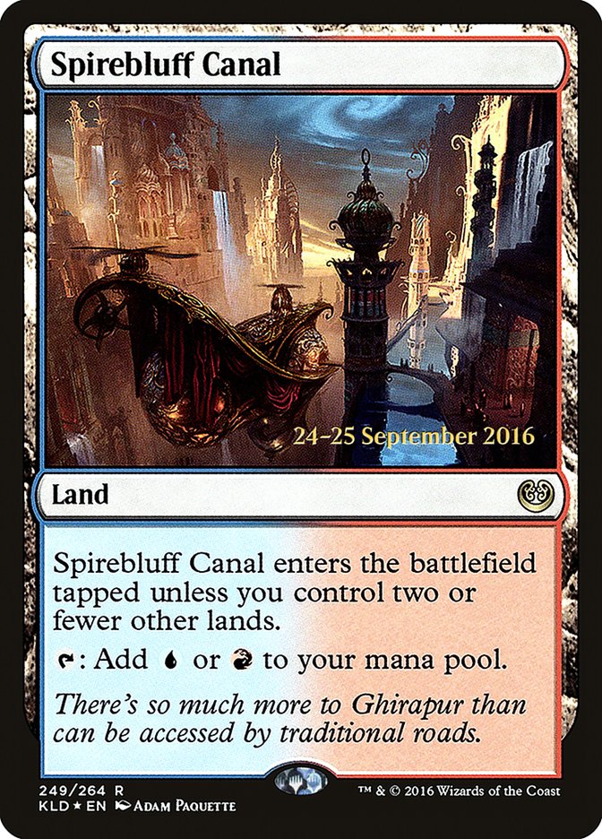 Spirebluff Canal  [Kaladesh Prerelease Promos]