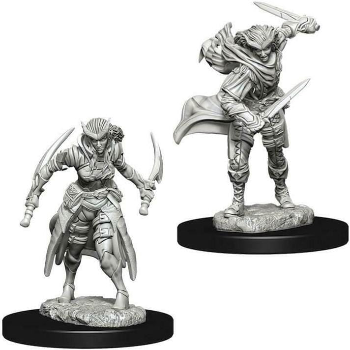 D&D Unpainted Minis - Tiefling Female Rogue ( 73339 )