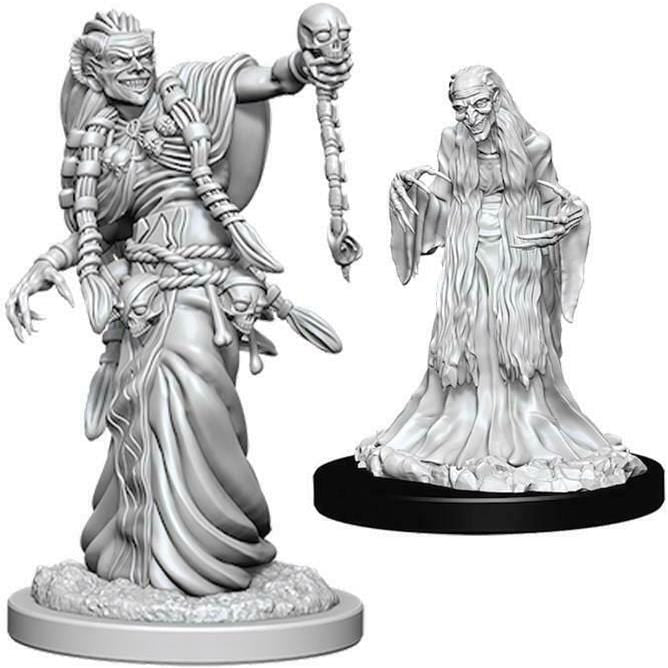 D&D Unpainted Minis - Green Hag & Night Hag ( 73402 )