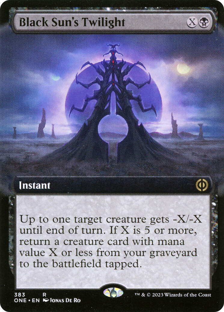 Black Sun's Twilight (Extended Art) [Phyrexia: All Will Be One]