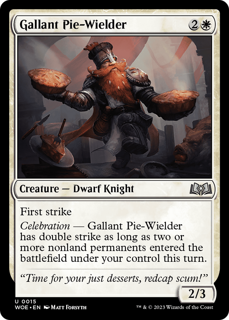 Gallant Pie-Wielder [Wilds of Eldraine]