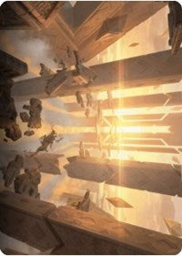 Skyclave Basilica Art Card [Zendikar Rising Art Series]