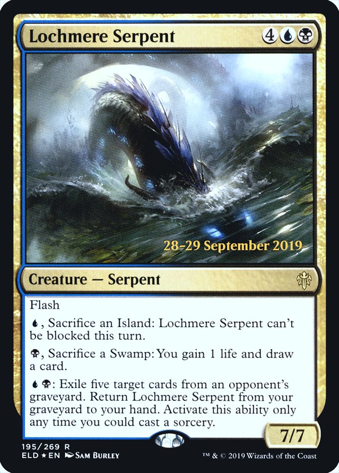 Lochmere Serpent  [Throne of Eldraine Prerelease Promos]