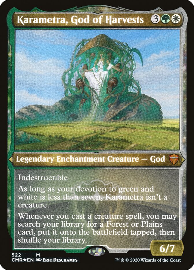 Karametra, God of Harvests [Commander Legends Etched]