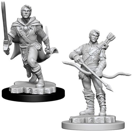 D&D Unpainted Minis - Human Male Ranger ( 90009 )