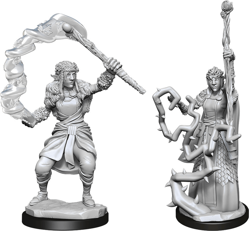 D&D Unpainted Minis - Firbolg Female Druid ( 90146 )