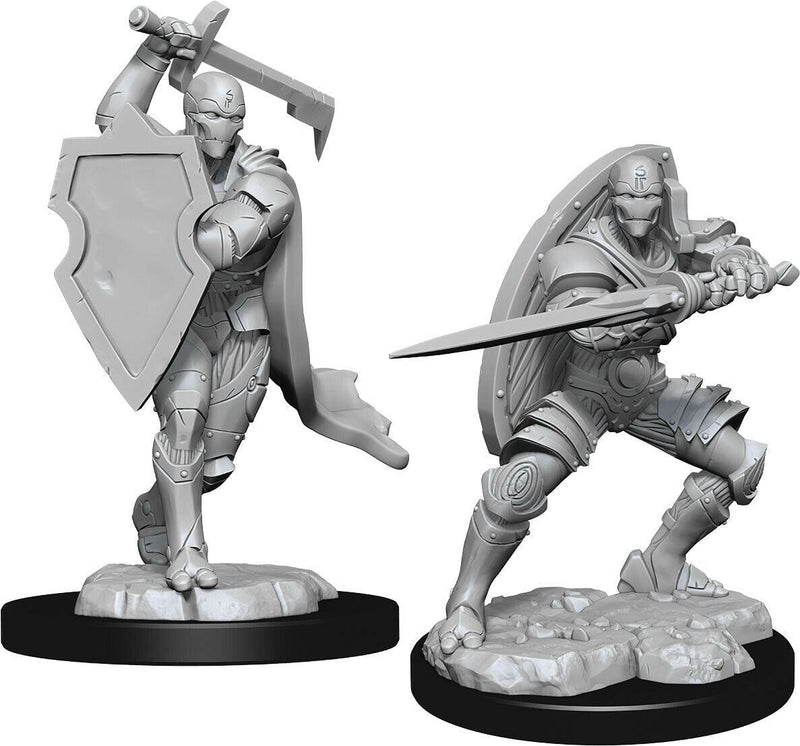 D&D Unpainted Minis - Warforged Male Fighter ( 90147 )