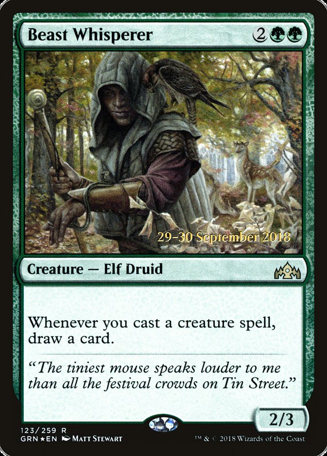 Beast Whisperer  [Guilds of Ravnica Prerelease Promos]