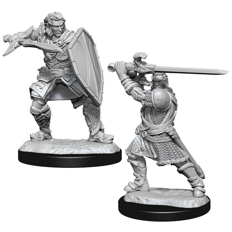 D&D Unpainted Minis - Human Male Paladin ( 90220 )