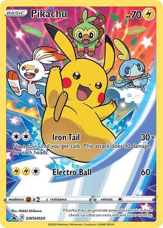 Pikachu (SWSH020) [Sword & Shield: Black Star Promos]