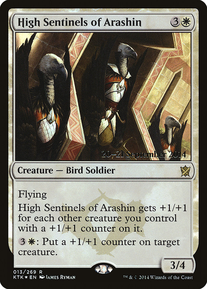 High Sentinels of Arashin  [Khans of Tarkir Prerelease Promos]